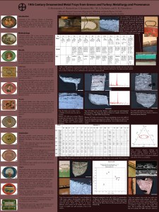 Poster Ornamented metal trays